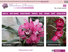 Tablet Screenshot of orchids.uk.com